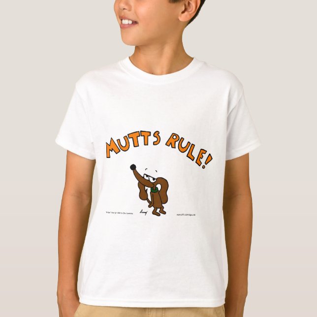 Midge MUTTS RULE Kids Basic T - Shirt (Vorderseite)