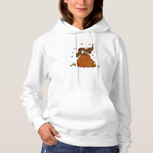Midge Pile von Blätter Hoodies (Vorderseite)