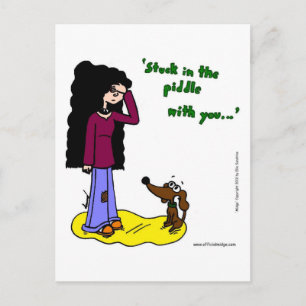 Midge "stecken in der Geige mit dir" Postkarte