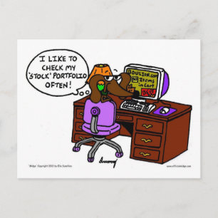 Midge Stock Portfolio Postkarte