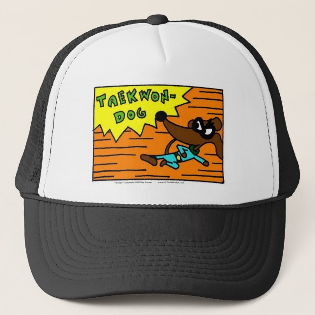 Midge TAEKWON-DOG Hat Truckerkappe (Vorderseite)
