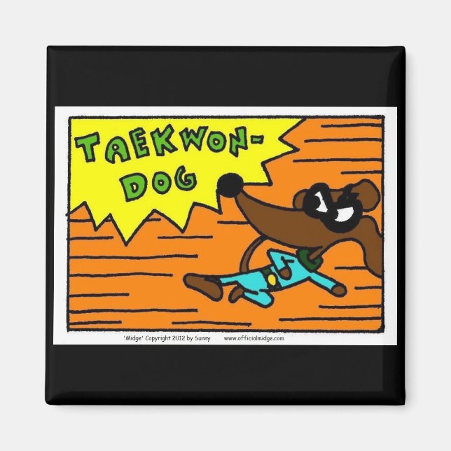 Midge TAEKWON-DOG Magnet (Vorne)