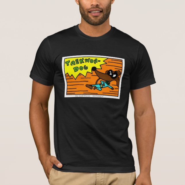 Midge "TAEKWON-DOG" Mens Basic T - Shirt (Vorderseite)