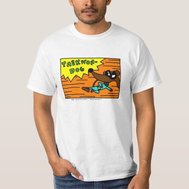 Midge "TAEKWON-DOG" Mens Value T - Shirt (Vorderseite)