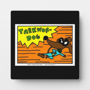 Midge TAEKWON-DOG Plaque Fotoplatte