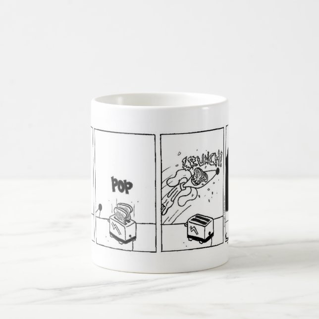 Midge "Toast shark" Comic Tasse (Mittel)