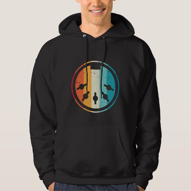 MIDI Cable Synthesizer Elektronische Musik Hoodie (Vorderseite)