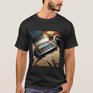 MIDI-Tastaturcontroller - Synthesizer Retro T-Shirt