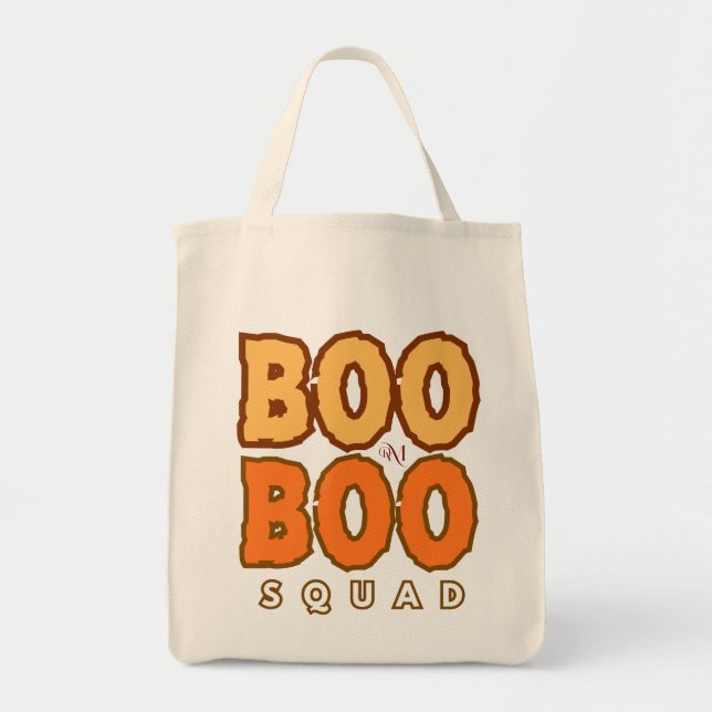 Midi Tote : HALLOWEEN Boo Tragetasche (Vorne)