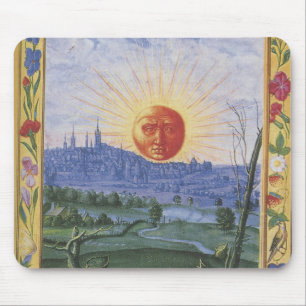 Midieval Stadt des Sun stellen Mousepad gegenüber