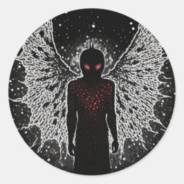 MIDJOURNEY MONSTERS CRYPTID SERIEN RUNDER AUFKLEBER