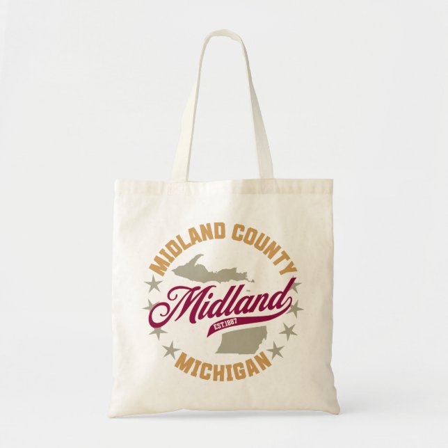 Midland, Michigan Tragetasche (Vorne)
