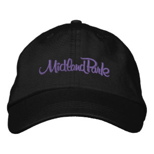 Midland Park Vintag Retro Modern Bestickte Kappe