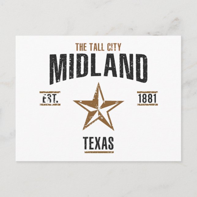 Midland Postkarte (Vorderseite)
