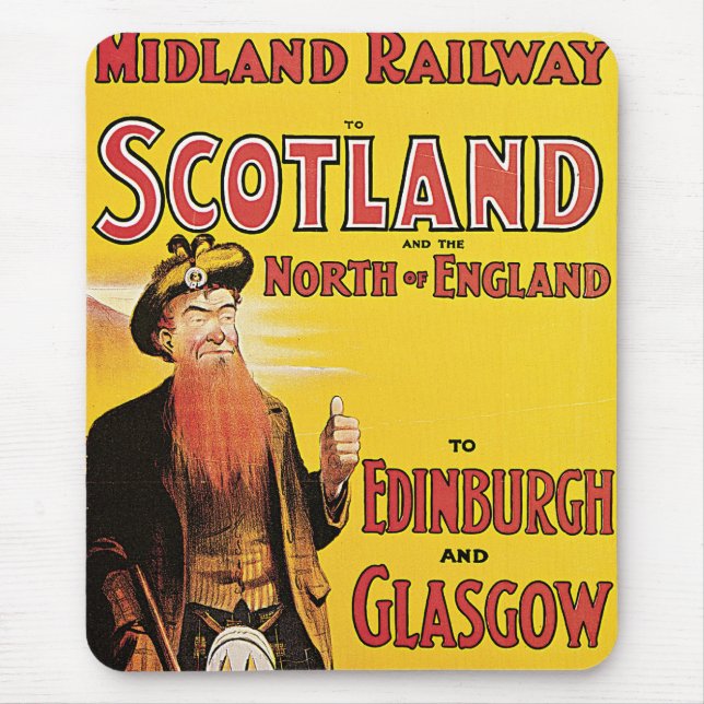 Midland Railway nach Schottland Mousepad (Vorne)