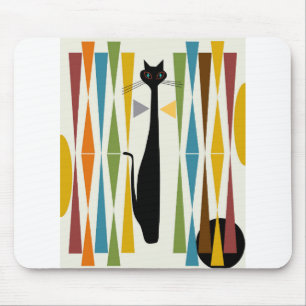 MidMod Art Cat 2 Mousepad