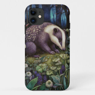 Midnight Badger Phone Case