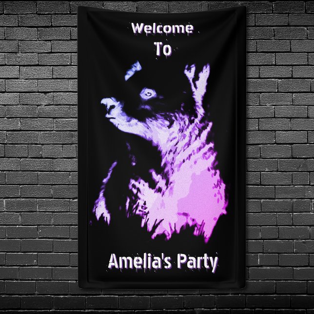 Midnight Bear Party Welcome Banner (Von Creator hochgeladen)