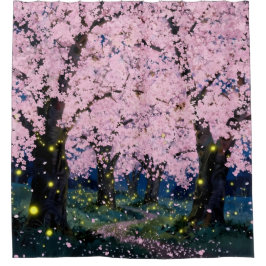 Midnight Bloom - Duschvorhang