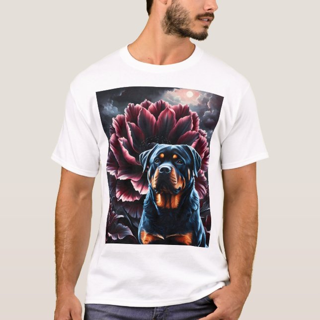Midnight Bloom Guardian – Eternal Bloom Companions T-Shirt (Vorderseite)
