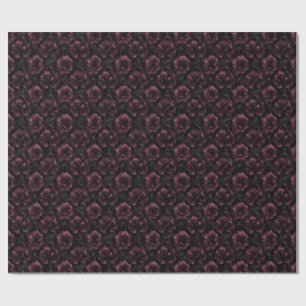 Midnight Bloom Muttertag Geschenkpapier