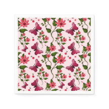 Midnight Bloom Schmetterling Floral