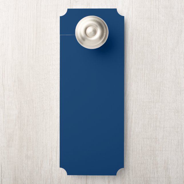 Midnight Blue Custom Door Hanger Türanhänger (Auf Knauf)