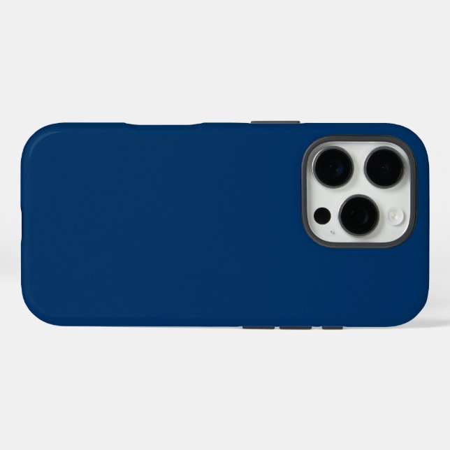 Midnight Blue Custom Phone Case - Sleek & Dable (Rückseite (Horizontal))