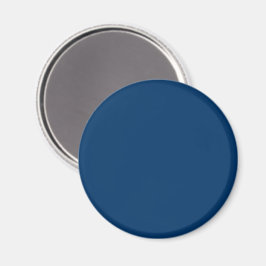 Midnight Blue Custom Round Magnet