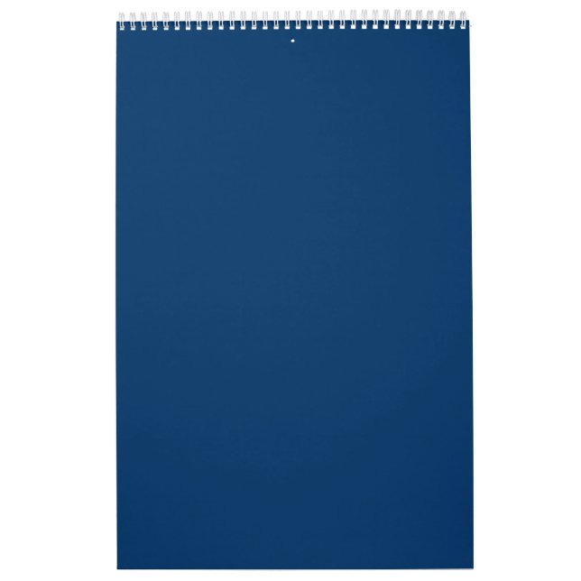 Midnight Blue Customizable Wall Calendar Kalender (Titelbild)