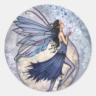 Midnight Blue Fairy Stickers von Molly Harrison