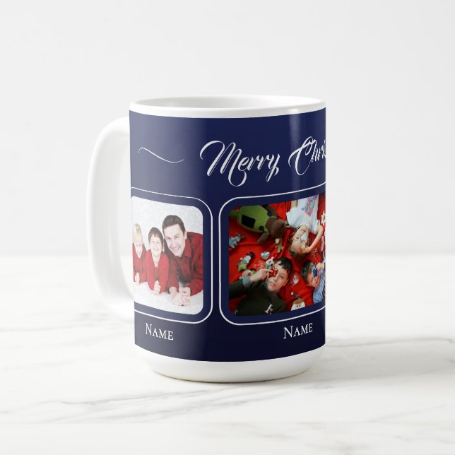 Midnight Blue Family Mug Kaffeetasse (Vorderseite Links)