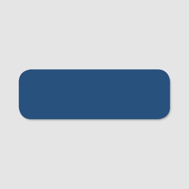 Midnight Blue Individuelle Name Tag - Bulk & Busin Namensschild (Vorderseite)