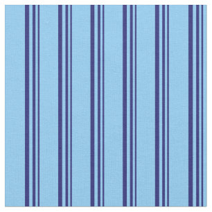 Midnight Blue & Light Sky Blue Colours Stoff