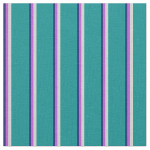 Midnight Blue, Orchid, Light Grau & Dark Cyan Stoff