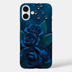 Midnight Blue Rose Design Case-Mate iPhone Case