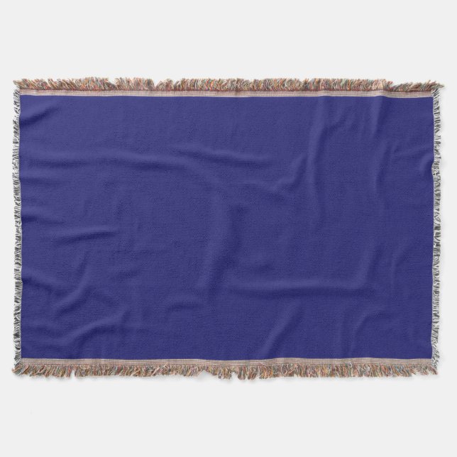 Midnight Blue Throw Blanket Decke (Vorderseite)