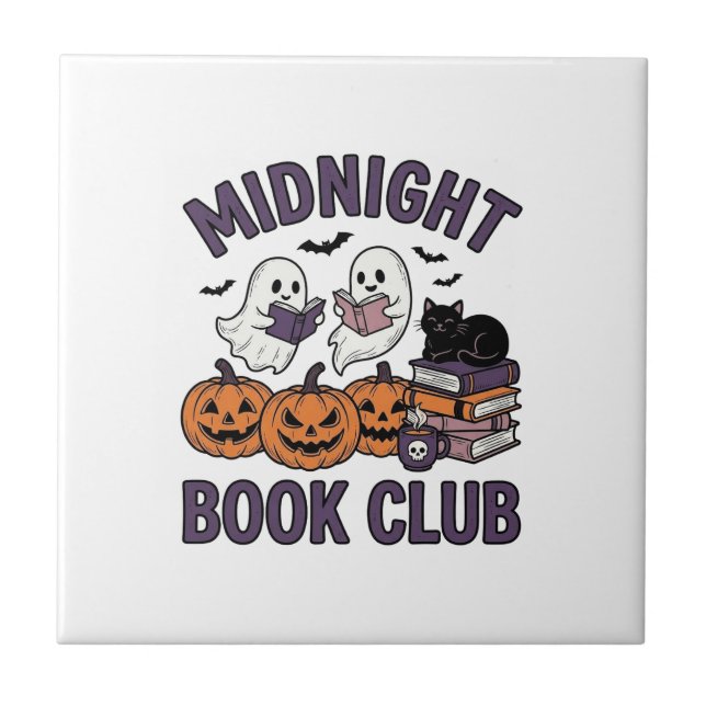Midnight-Book-Club-Halloween-Lesedesign_1 Fliese (Vorderseite)