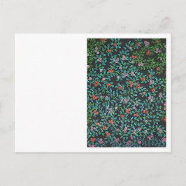 Midnight Botanical Garden Feiertagspostkarte