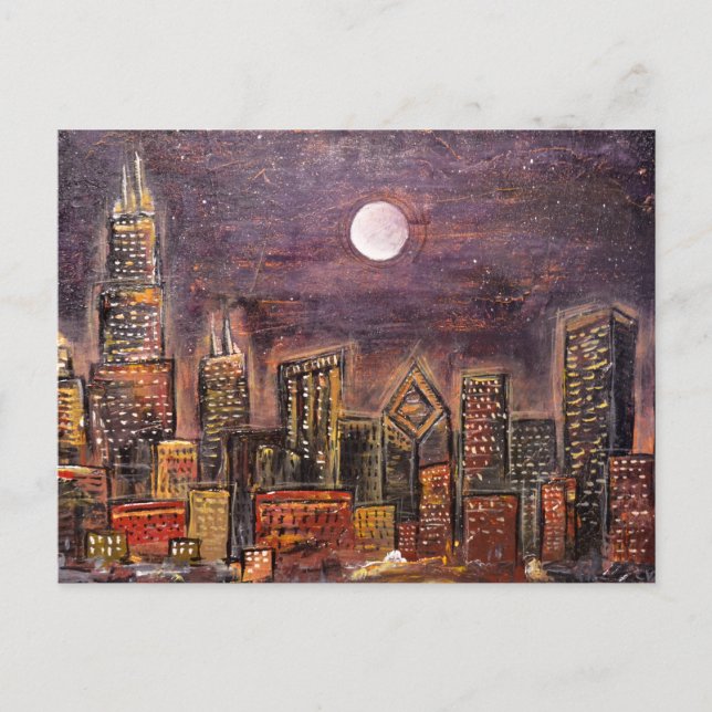 Midnight Chicago © Postkarte (Vorderseite)