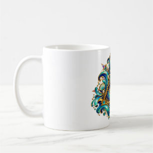 Midnight Compass Eye Kaffeetasse
