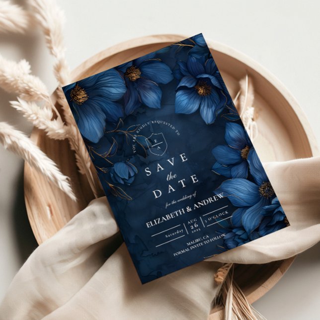 Midnight Copper Garden Wedding Save The Date (Von Creator hochgeladen)