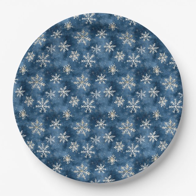 Midnight Flurry Pappteller (Vorderseite)