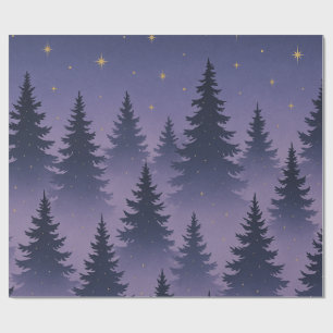 Midnight Forest Geschenkpapier – Sternennacht Kief