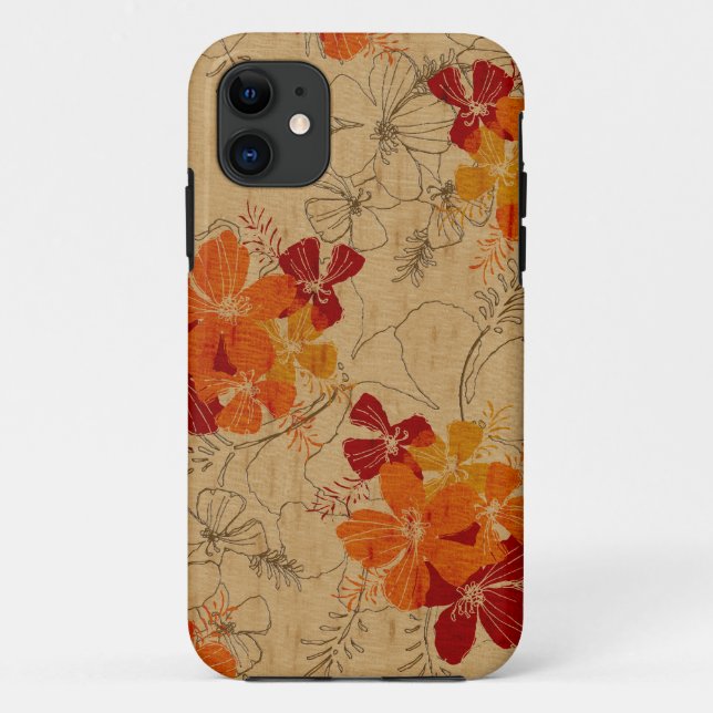 Midnight Garden Hawaiian Surfboard iPhone 5 Hüllen (Rückseite)