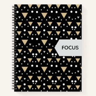 Midnight Geometry Luxe Krawatte Notizbuch