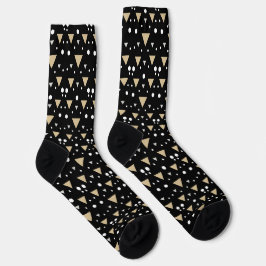 Midnight Geometry Luxe Tie Socken