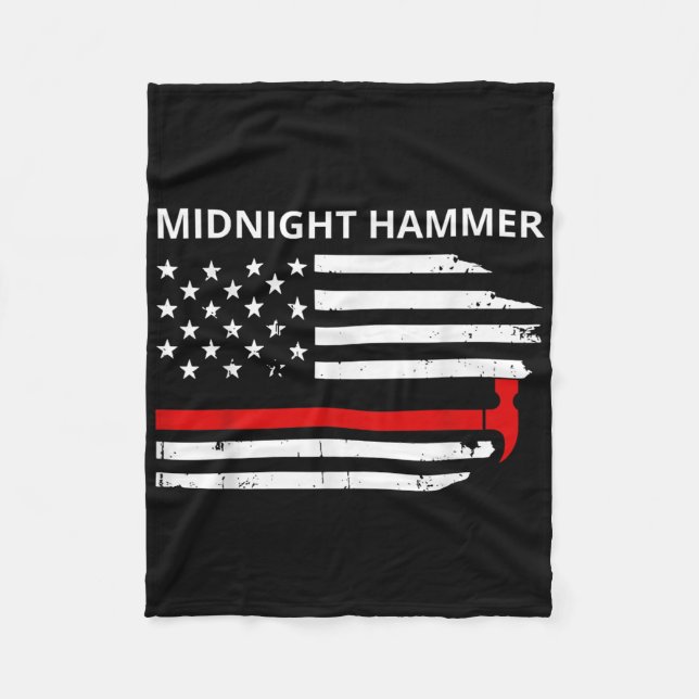 Midnight Hammer B-2 Stealth Jet Operation Merica F Fleecedecke (Vorderseite)