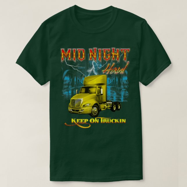 Midnight haul truck design92 T-Shirt (Design vorne)