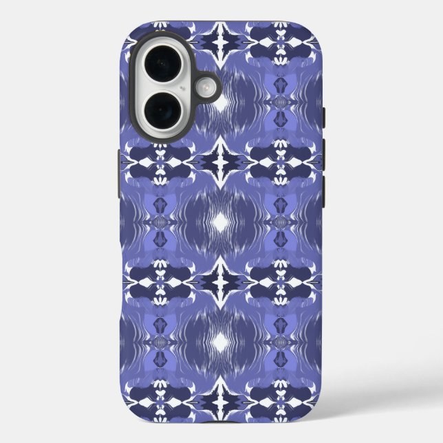 Midnight Indigo Kaleidoscope  Case-Mate iPhone Hülle (Rückseite)